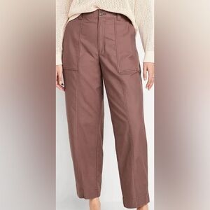 Old Navy Barrel Leg Chocolate Chinos
